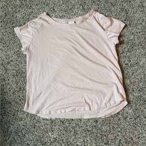 H&M Blush Pink Short Sleeve Top